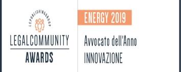Legalcommunity Energy Awards 2019