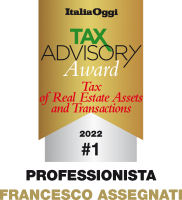 Tax Advisory Award - Tax of Real Estate Assets and Transactions